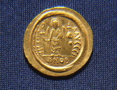 Coin of King Totila, 541-52 by Ostrogothic